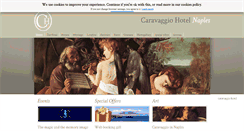 Desktop Screenshot of caravaggiohotel.it